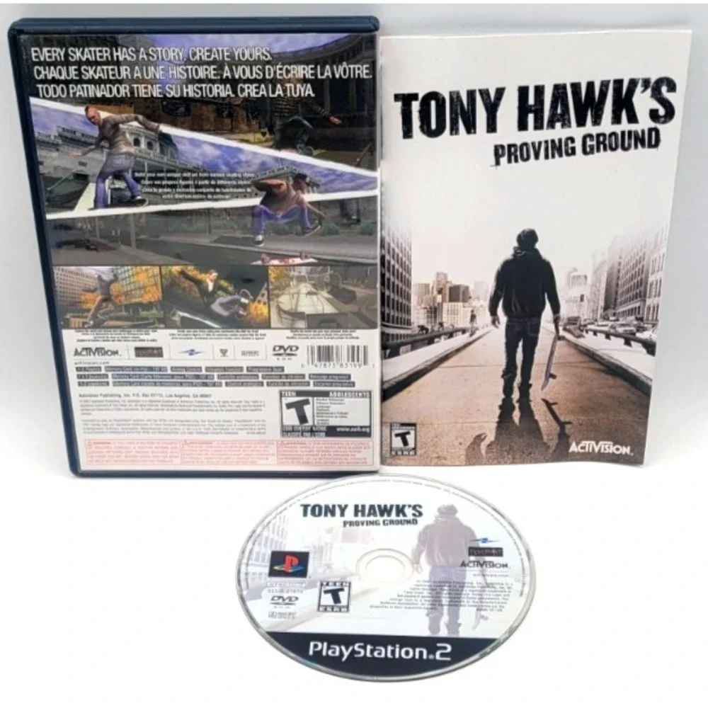 Tony Hawk's Proving Ground (Sony PlayStation 2, PS2, 2007)‎ CIB COMPLETE IN BOX